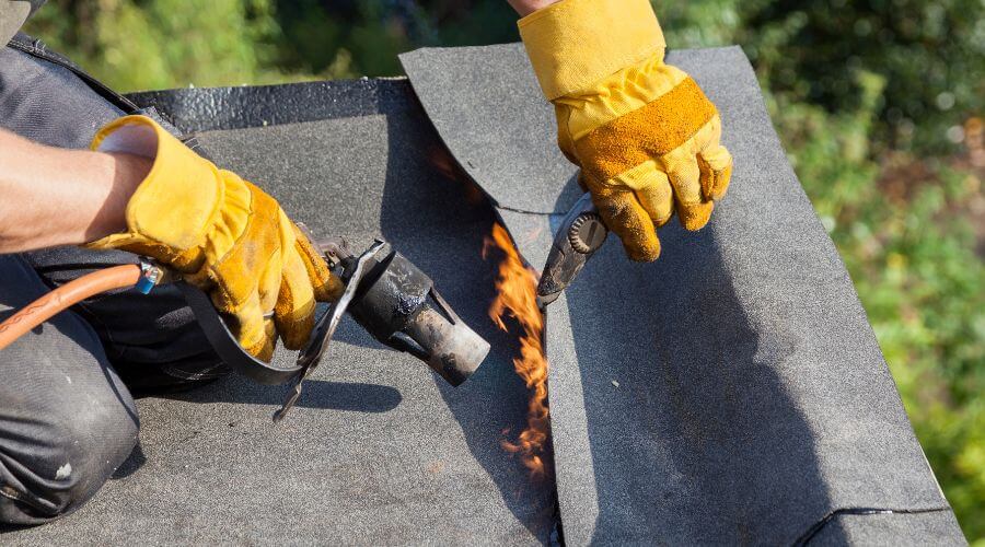 Professional gutter cleaning in Gilbert, PA